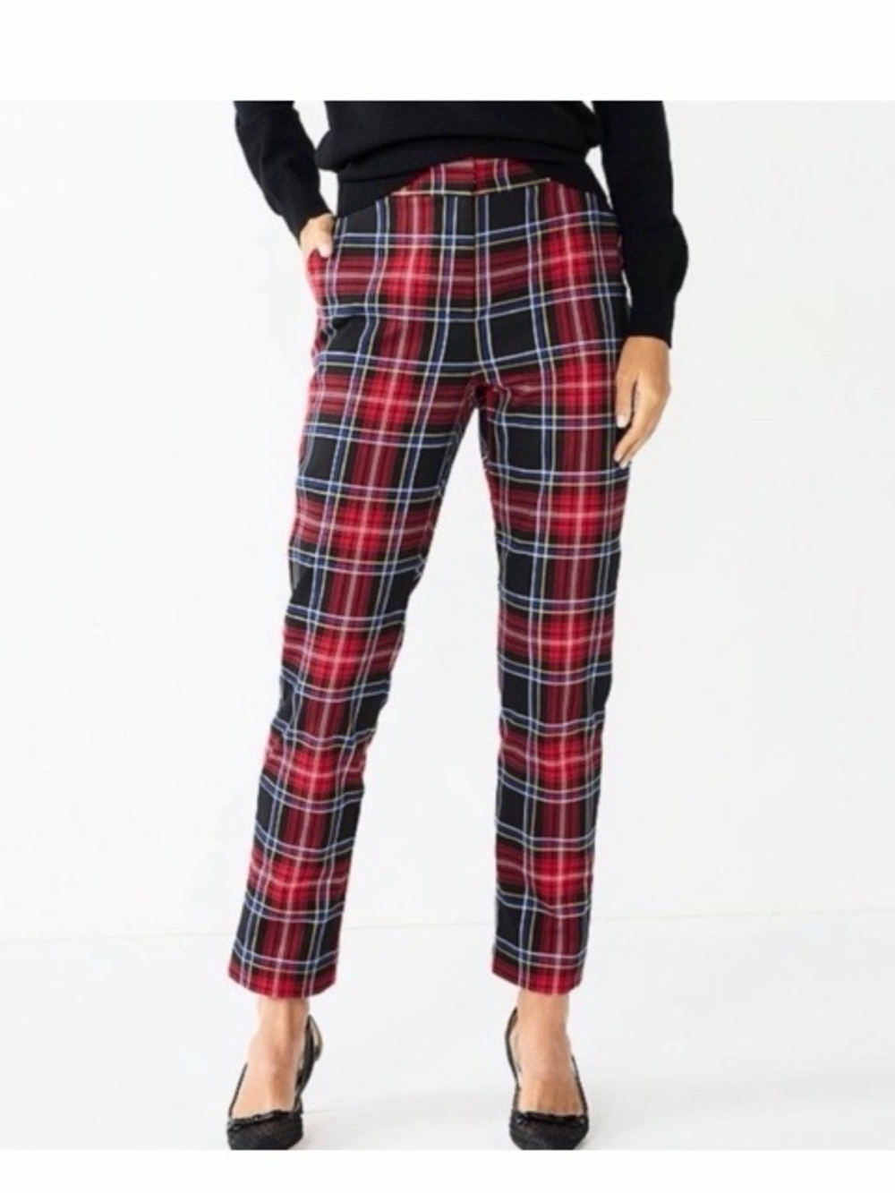 Draper James‎ RSVP Plaid Straight Leg Pants